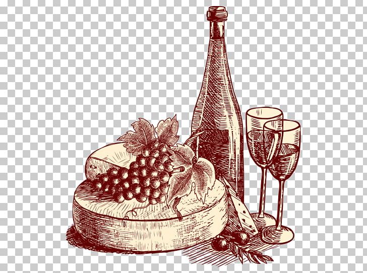 Wine Glass Champagne Tapas PNG, Clipart, Bottle, Champagne, Drawing, Drink, Drinkware Free PNG Download