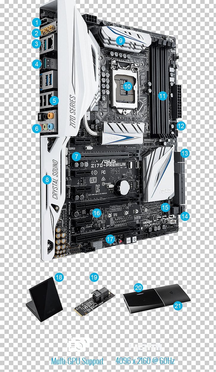 Z170 Premium Motherboard Z170-DELUXE Intel LGA 1151 ATX PNG, Clipart, Asus, Atx, Chipset, Computer, Computer Accessory Free PNG Download