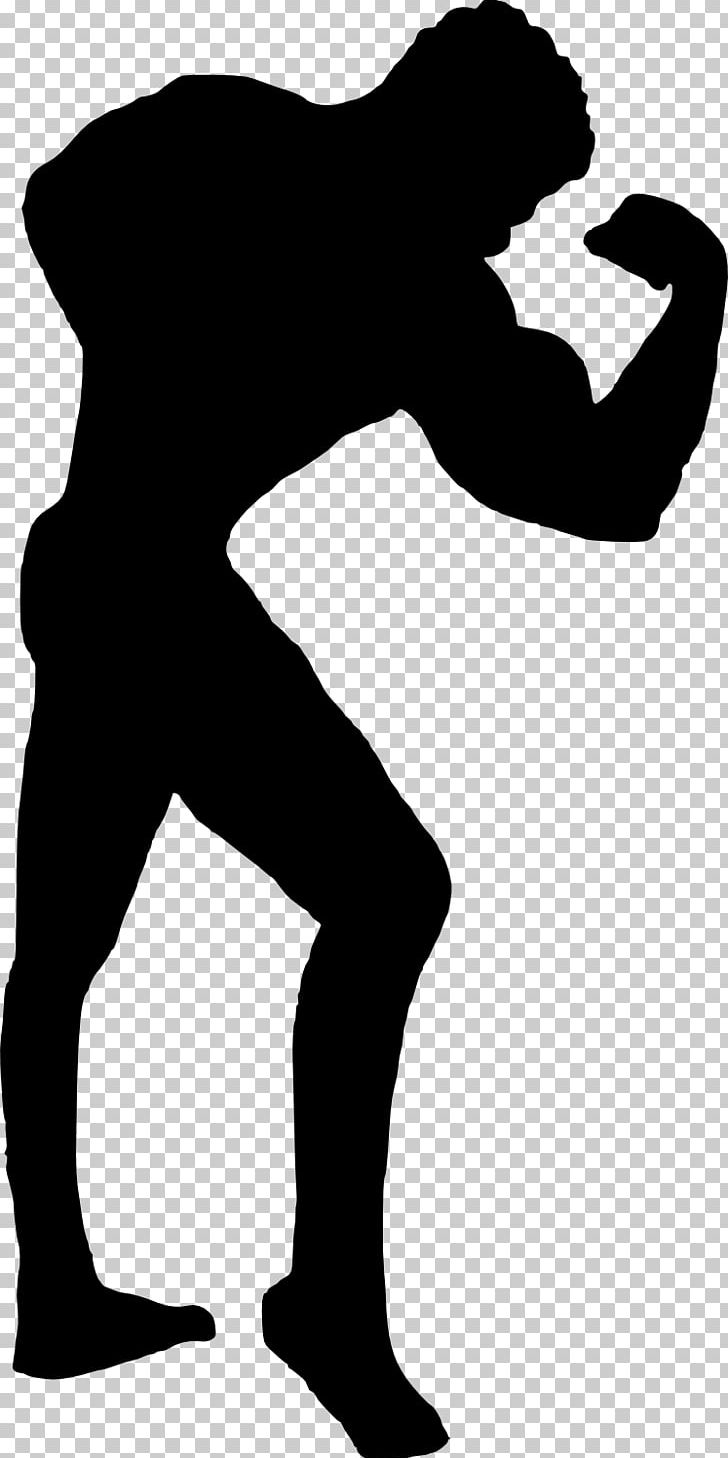 Bodybuilding Silhouette PNG, Clipart, Animals, Art, Black, Black And White, Bodybuilding Free PNG Download