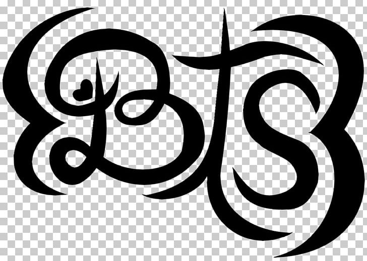 Tattoo BTS Drawing Logo PNG, Clipart, Area, Art, Black And White, Brand, Bts Free PNG Download