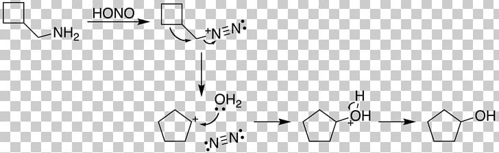 Demjanov Rearrangement Name Reaction Chemical Reaction Rearrangement Reaction Organic Chemistry PNG, Clipart, Angle, Arm, Black, Black And White, Brand Free PNG Download