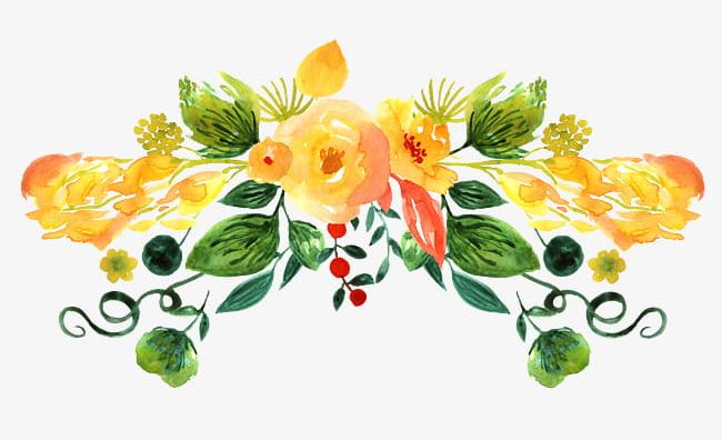 Hand Painted Watercolor Flower Decoration Pattern PNG, Clipart, Backgrounds, Bright, Decoration Clipart, Decorative, Decorative Pattern Free PNG Download
