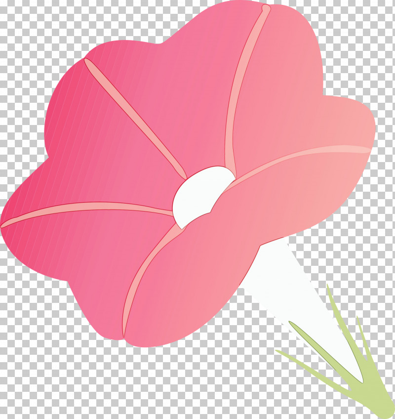 Pink Petal Leaf Plant Flower PNG, Clipart, Flower, Heart, Herbaceous Plant, Leaf, Morning Glory Flower Free PNG Download