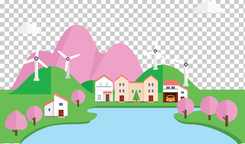 Eco Town PNG, Clipart, Cartoon, Computer, Eco, Green, House Of M Free PNG Download