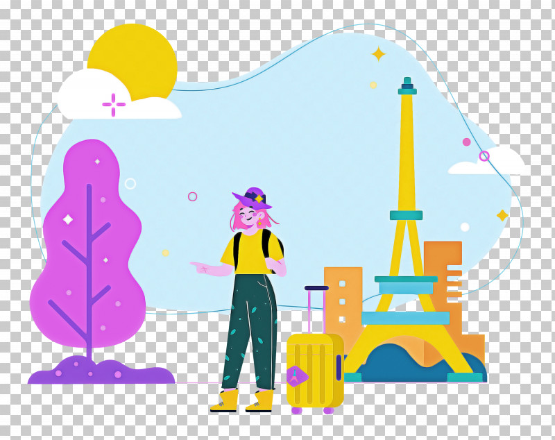 Paris Travel PNG, Clipart, Behavior, Cartoon, Human, Line, Mathematics Free PNG Download