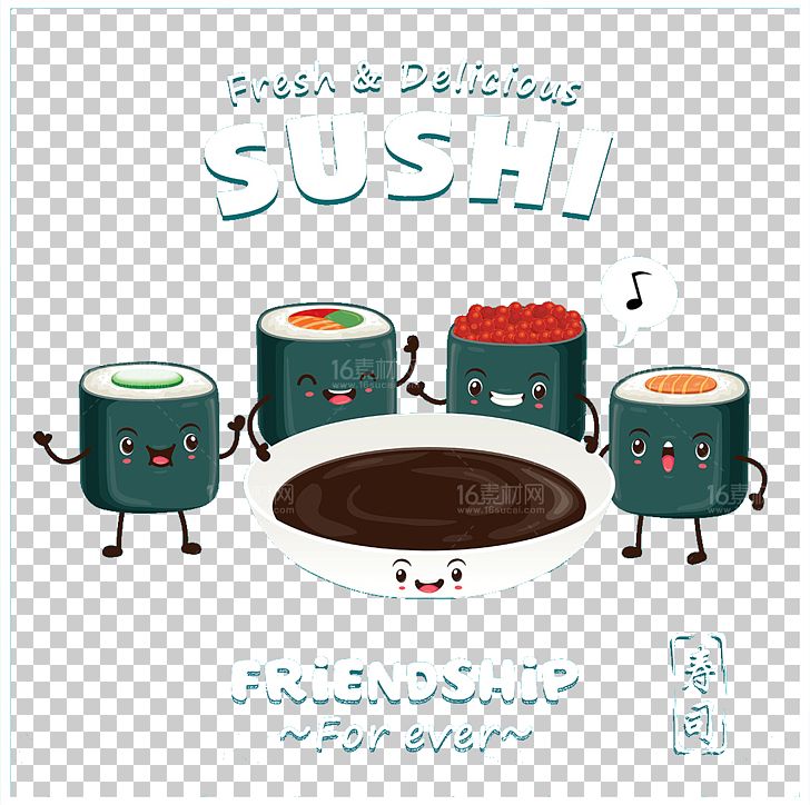 Sushi Japanese Cuisine Makizushi Sashimi PNG, Clipart, Animation, Cartoon, Cartoon Sushi, Ceramic, Conveyor Belt Sushi Free PNG Download