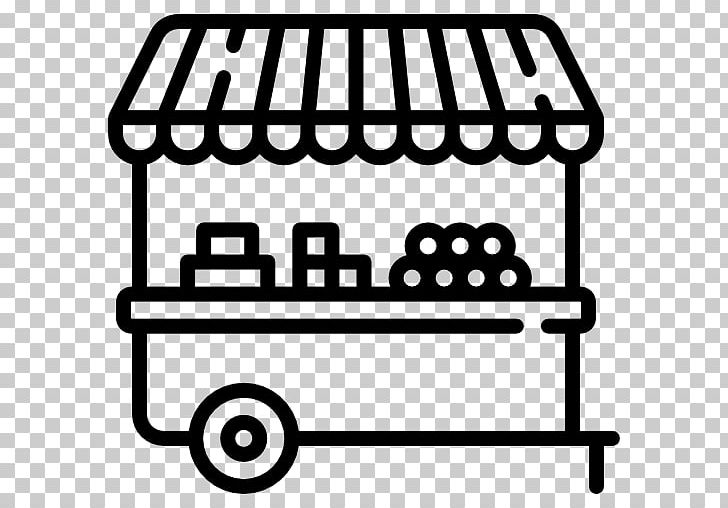 food stall clipart black and white