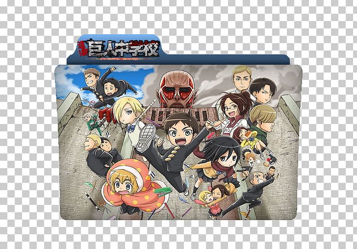 Attack On Titan: Junior High Anime Eren Yeager Mikasa Ackerman PNG, Clipart, Action Figure, Anime, Attack On Titan, Attack On Titan Junior High, Cartoon Free PNG Download