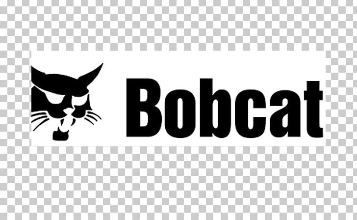 Whiskers Cat Logo Brand Skid-steer Loader PNG, Clipart, Animals, Black, Black And White, Black M, Bobcat Free PNG Download
