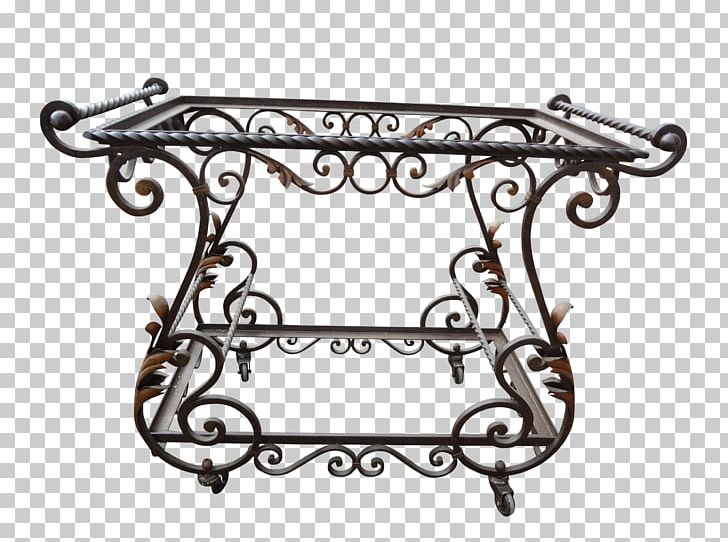 Wrought Iron Table Serving Cart Furniture PNG, Clipart, Bar, Bar Stool, Black And White, Cart, Dining Room Free PNG Download