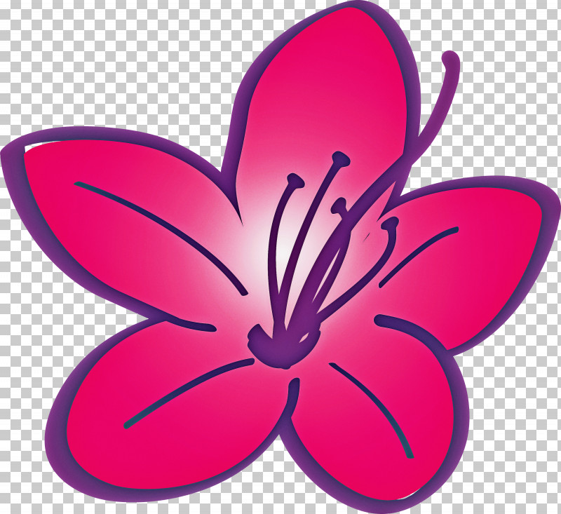 Azalea Spring Flower Azalea Flower PNG, Clipart, Azalea, Azalea Flower, Butterfly, Flower, Magenta Free PNG Download