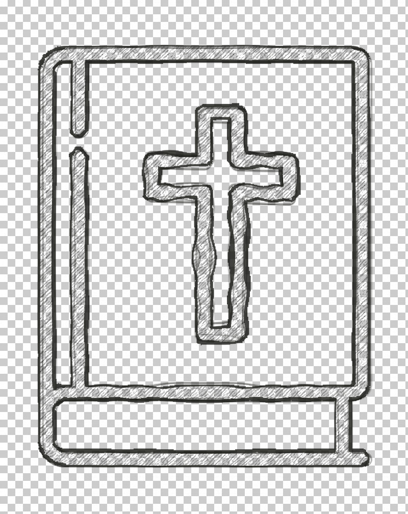 Christianity Icon Religion Icon Holy Bible Icon PNG, Clipart, Black, Black And White, Christianity Icon, Cross, Drawing Free PNG Download