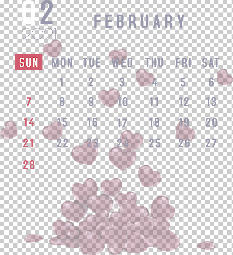 February 2021 Printable Calendar February Calendar 2021 Calendar PNG, Clipart, 2021 Calendar, Human Body, Jewellery, Jewelry Design, Lilac M Free PNG Download