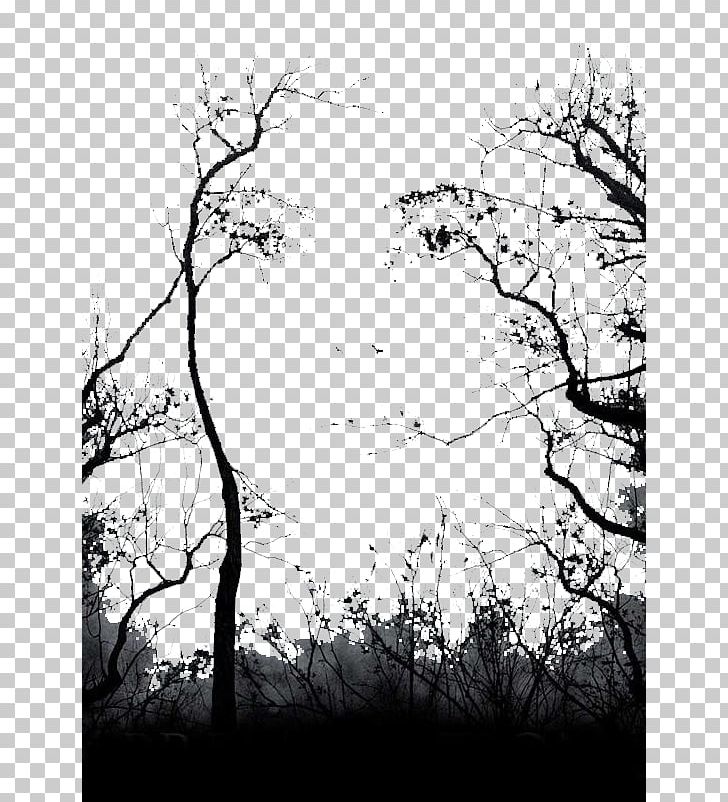 Tree Euclidean Computer File PNG, Clipart, Animals, Autumn Tree, Black, Branch, Computer Wallpaper Free PNG Download