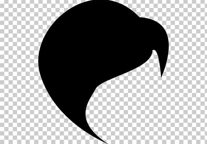 Hairstyle Shape Black Hair Long Hair PNG, Clipart, Beak, Beard, Bird, Black, Black And White Free PNG Download
