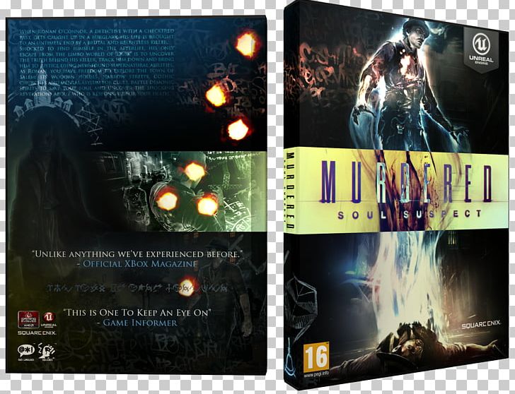 Murdered: Soul Suspect Action Game RePack Player PNG, Clipart, Action Game, Advertising, Box, Brand, Computer Free PNG Download