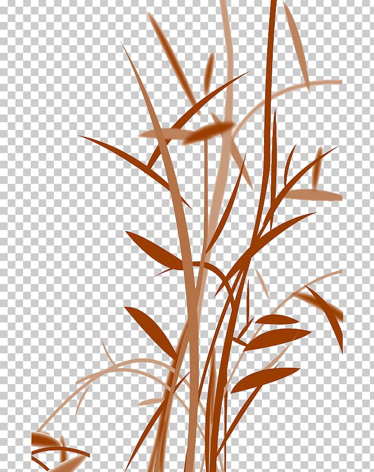 Bamboo Leaf Euclidean PNG, Clipart, Autumn Leaf, Bamboe, Bamboo Leaves, Branch, Brown Free PNG Download