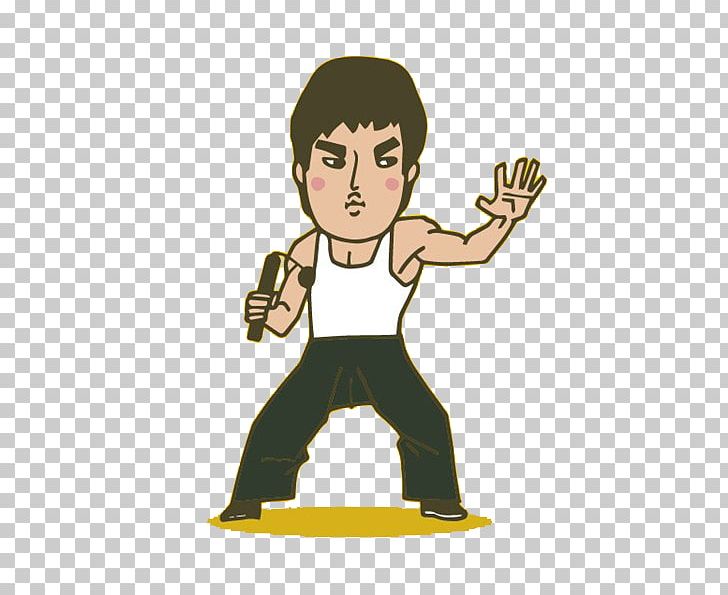 Bruce Lee The Game Of Death Q-version Cartoon PNG, Clipart, Arm, Boxing, Boy, Cartoon Character, Cartoon Eyes Free PNG Download