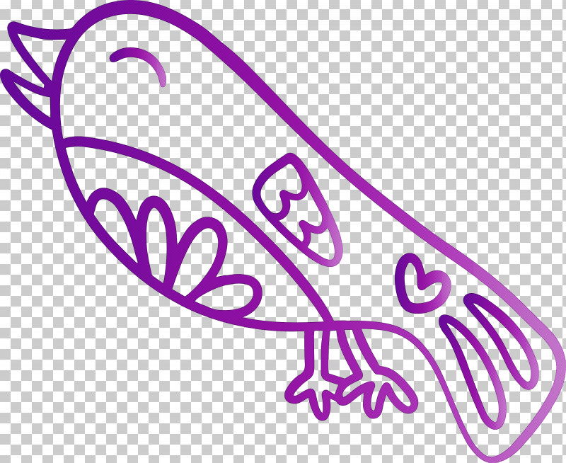 Violet Line Art Font PNG, Clipart, Cartoon Bird, Cute Bird, Line Art, Violet Free PNG Download