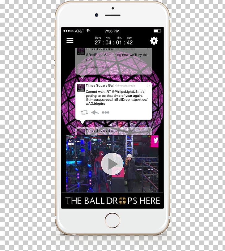 Times Square Ball Drop Feature Phone New Year's Eve PNG, Clipart,  Free PNG Download