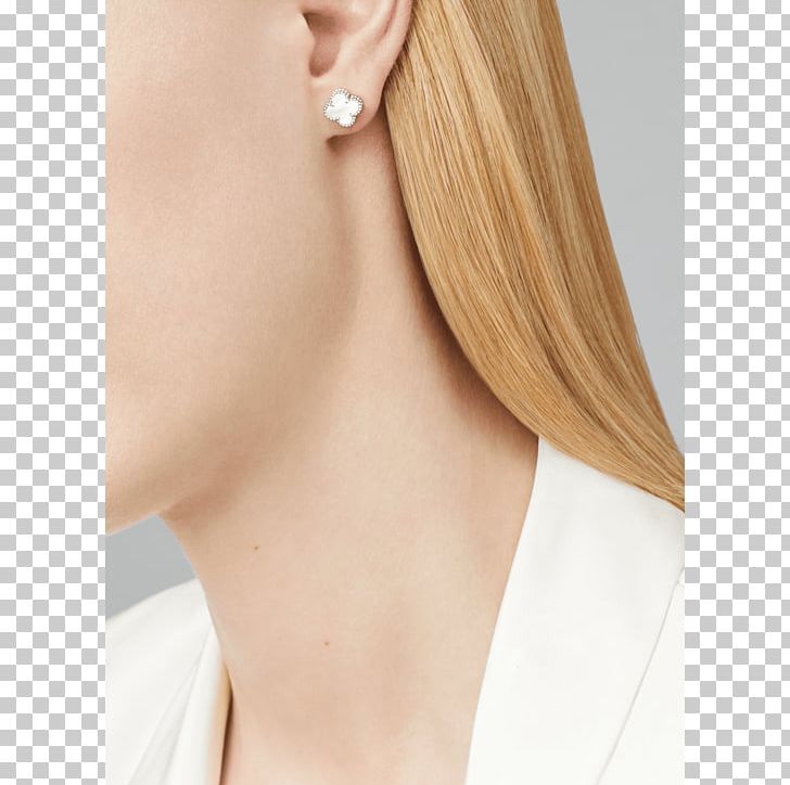 Earring Van Cleef & Arpels Bracelet Jewellery Necklace PNG, Clipart, Alhambra, Amp, Body Piercing, Brown Hair, Cartier Free PNG Download