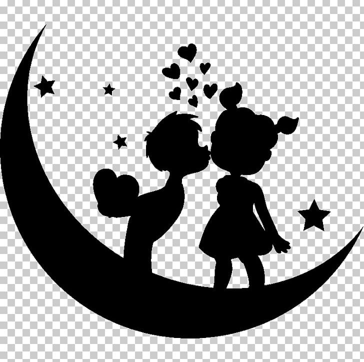Silhouette Drawing Couple PNG, Clipart, Animals, Art, Black And White, Cartoon, Circle Free PNG Download
