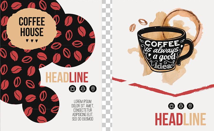 Coffee Bean Cafe Flyer PNG, Clipart, Brochure, Business Template, Coffee, Coffee Cup, Coffee Shop Free PNG Download
