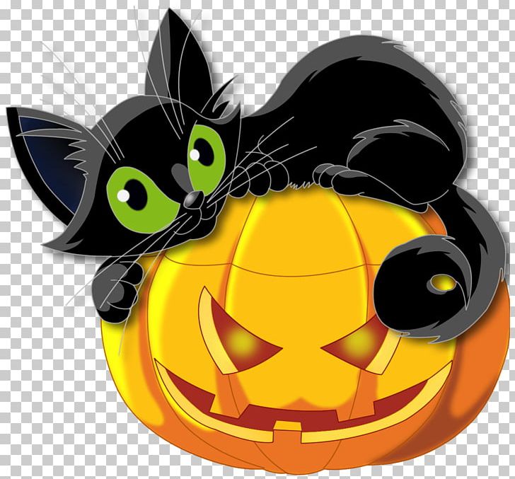 Pumpkin And Cat Halloween PNG, Clipart, Halloween, Holidays Free PNG Download