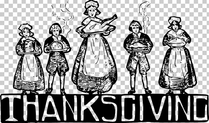 the pilgrims clipart black