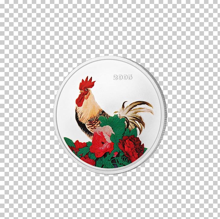 Rooster Chicken Commemorative Coin Gold PNG, Clipart, Bird, Cartoon Gold Coins, Chicken, Chinese New Year, Chinese Zodiac Free PNG Download