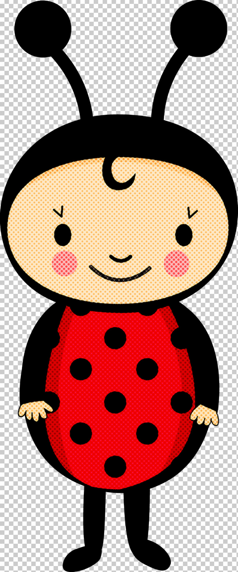 Polka Dot PNG, Clipart, Black Hair, Cartoon, Cheek, Polka Dot, Smile Free PNG Download