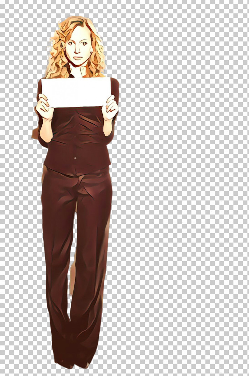 Clothing Waist Brown Standing Trousers PNG, Clipart, Brown, Clothing, Fashion Model, Joint, Leg Free PNG Download