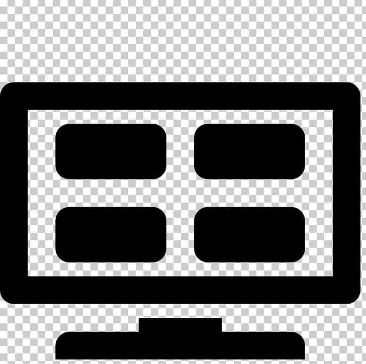 Computer Icons Television Desktop PNG, Clipart, Area, Black And White, Box, Brand, Broadcasting Free PNG Download
