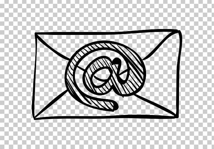Email Drawing Sketch PNG, Clipart, Area, At Sign, Black, Black And White, Brand Free PNG Download