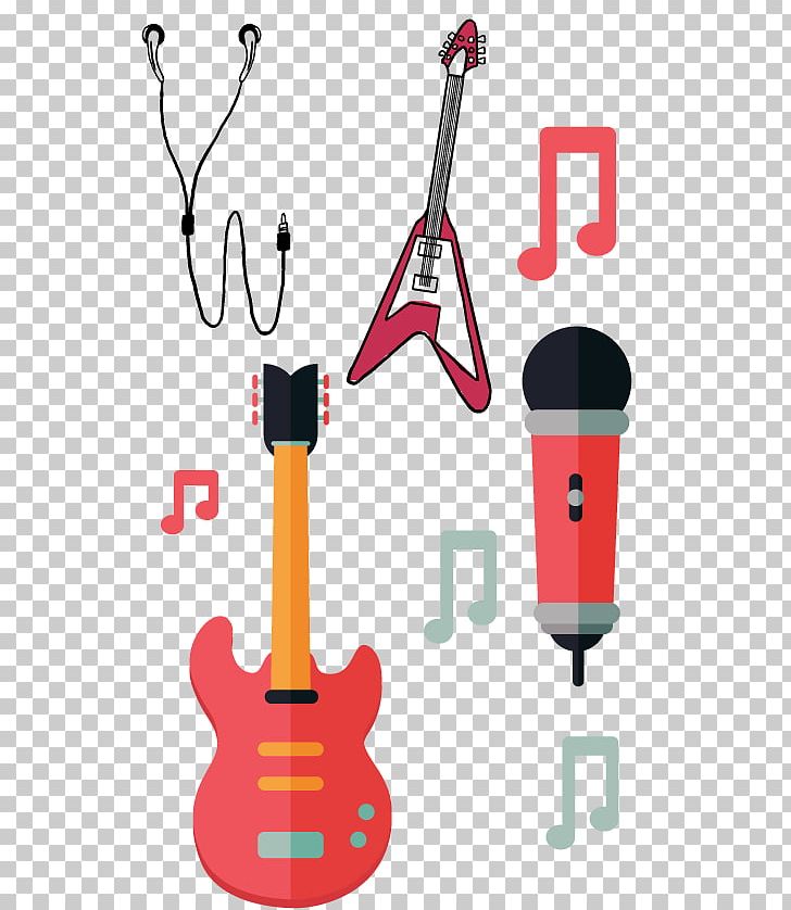 Microphone Music Headphones PNG, Clipart, Audio, Download, Flat, Graphic Design, Guitar Free PNG Download