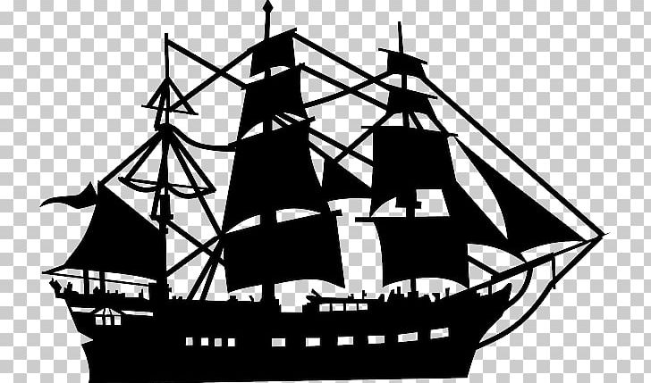 Tall Ship Sailing Ship PNG, Clipart, Baltimore Clipper, Barque, Black And White, Boat, Brig Free PNG Download