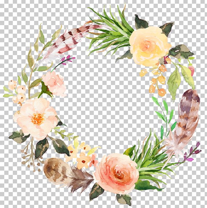 Floral Design Flower Watercolor Painting Garland Wreath PNG, Clipart, Artificial Flower, Cut Flowers, Dishware, Floral Design, Floristry Free PNG Download