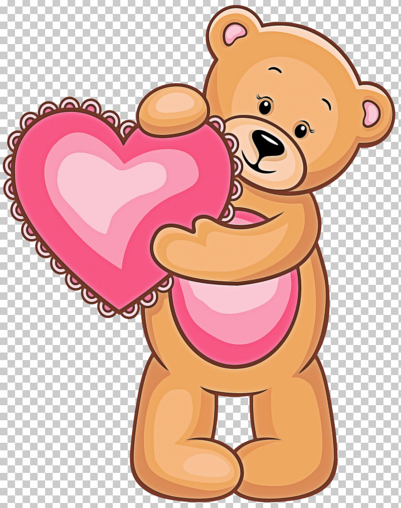 Teddy Bear PNG, Clipart, Cartoon, Cheek, Heart, Love, Pink Free PNG Download