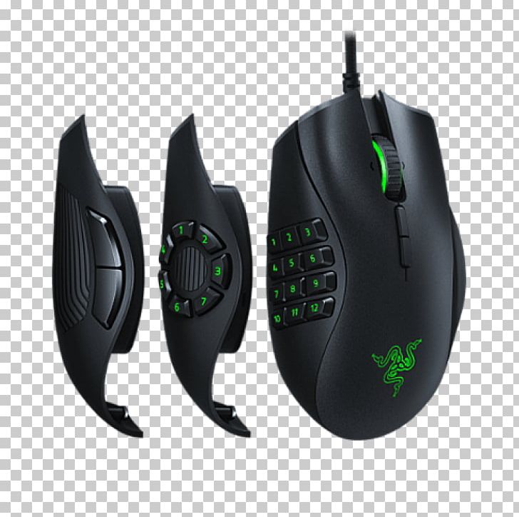 Computer Mouse USB Gaming Mouse Optical Razer Naga Trinity Backlit Razer Inc. Razer Naga Hex V2 Trinity Gaming Laser Mouse RZ01-02410100-r3u1 PNG, Clipart, Backlit, Computer Component, Dots Per Inch, Electronic Device, Electronics Free PNG Download