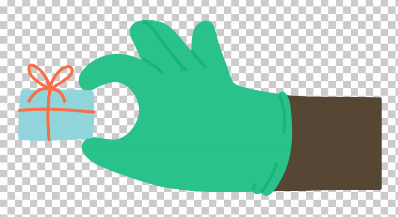 Hand Pinching Present Hand Gift PNG, Clipart, Geometry, Gift, Glove, Green, Hand Free PNG Download