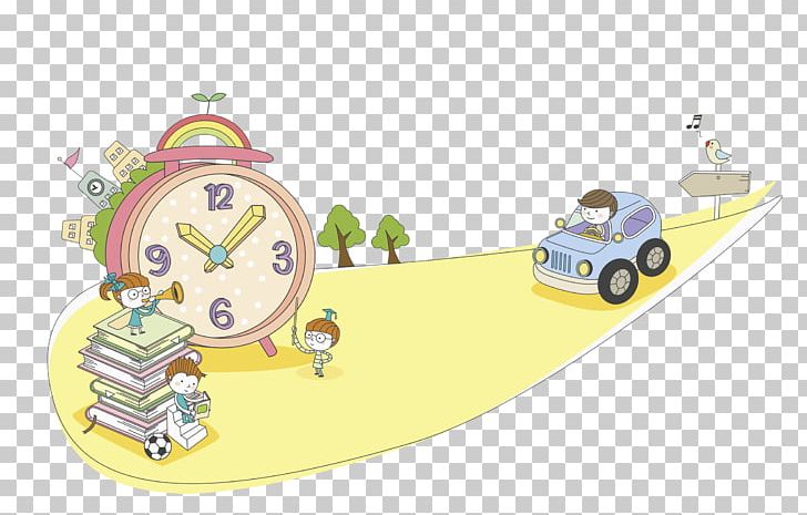 Child Learning Kindergarten Winter Vacation Education PNG, Clipart, Alarm Clock, Area, Blue, Blue Car, Books Free PNG Download