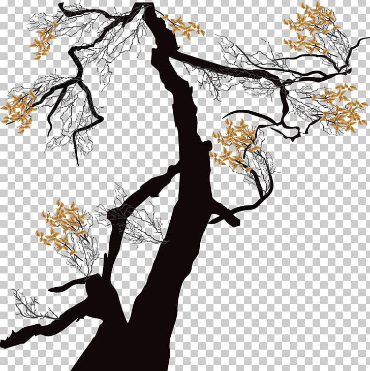 Silhouette Drawing PNG, Clipart, Animals, Art, Bamboo, Black And White, Branch Free PNG Download