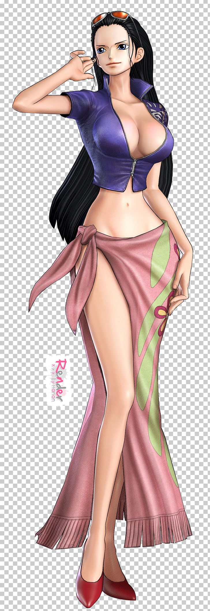 Nico Robin One Piece: Pirate Warriors 2 Monkey D. Luffy Nami PNG, Clipart, Black Hair, Cartoon, Fashion Design, Fictional Character, Girl Free PNG Download