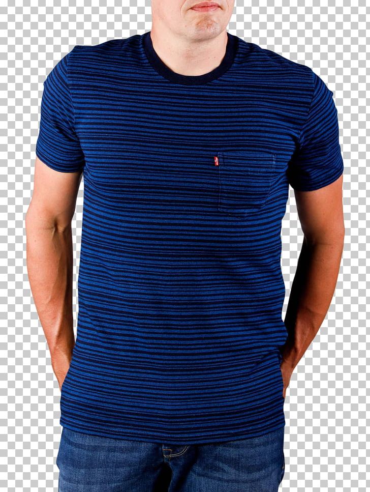 T-shirt Levi Strauss & Co. Pocket Jeans PNG, Clipart, Active Shirt, Blue, Cobalt Blue, Electric Blue, Jeans Free PNG Download