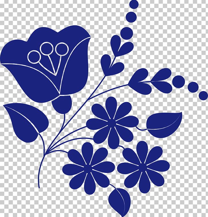 Floral Design Portable Network Graphics Ornament PNG, Clipart, Art, Black And White, Blue, Branch, Computer Icons Free PNG Download