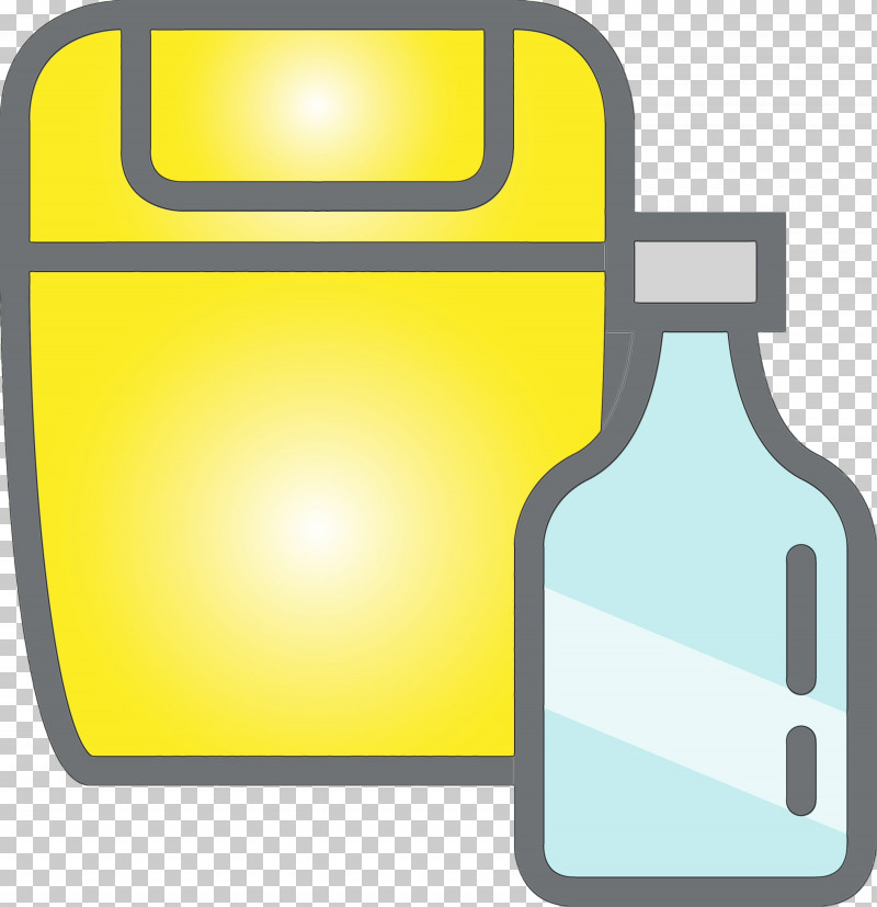 Yellow Line Icon PNG, Clipart, Glass Recycling, Line, Paint, Watercolor, Wet Ink Free PNG Download