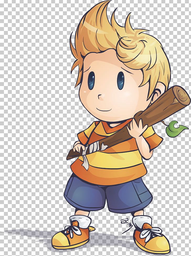 Mother 3 EarthBound Lucas Ness PNG, Clipart, Art, Boy, Cartoon, Child, Clothing Free PNG Download