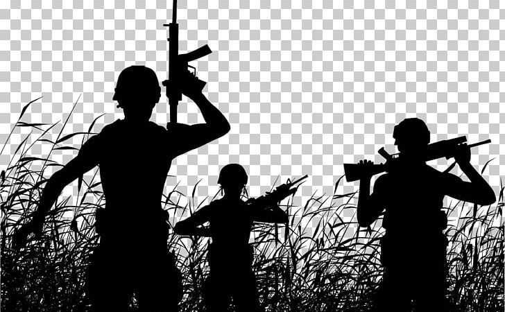 Soldier Silhouette Illustration PNG, Clipart, Army, Black, Black And White Silhouette, City Silhouette, Decorative Free PNG Download