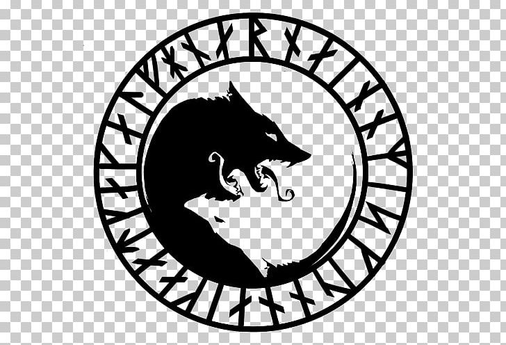 Gray Wolf Odin Old Norse Runes Geri And Freki PNG, Clipart, Artwork, Berserker, Black, Black And White, Cat Free PNG Download