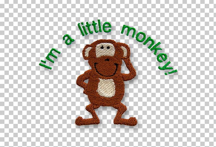 Monkey Machine Embroidery Stuffed Animals & Cuddly Toys Font PNG, Clipart, Animals, Embroidery, Machine Embroidery, Mammal, Material Free PNG Download
